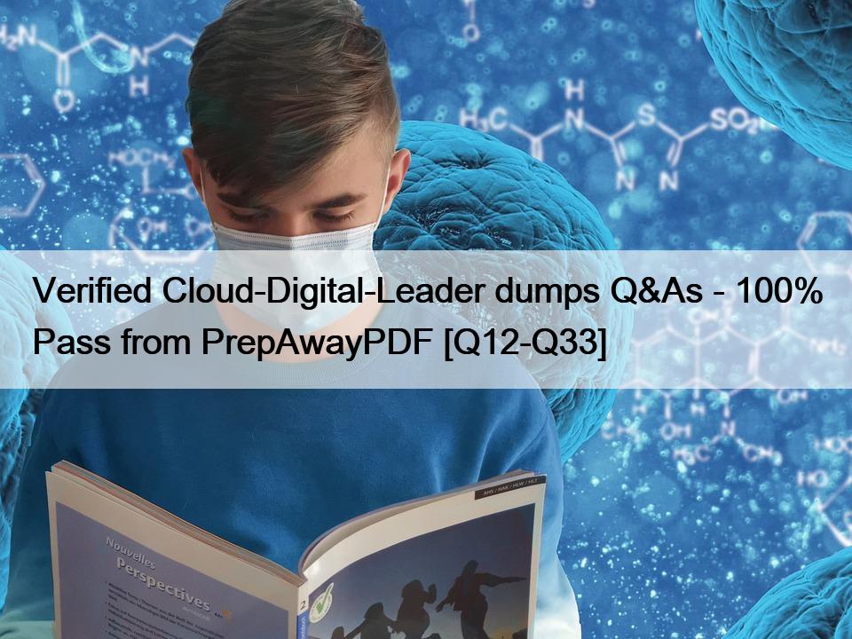 Verified Cloud-Digital-Leader dumps Q&As – 100% Pass from PrepAwayPDF [Q12-Q33]